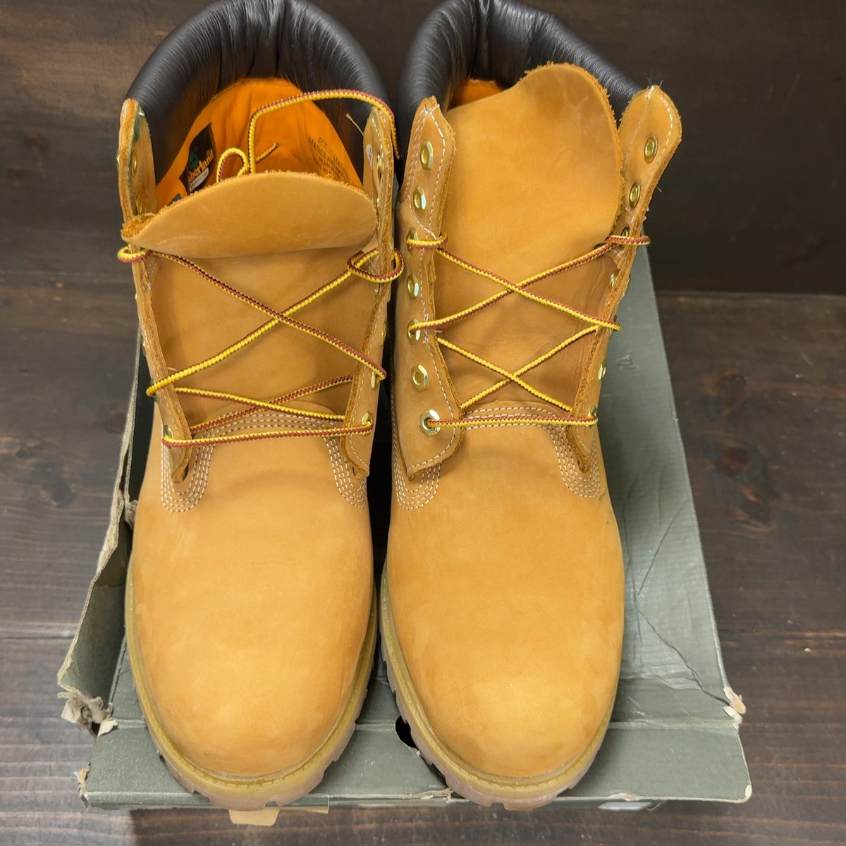 Timberland 6" Premium Waterproof Boot Wheat Size 12 (Pre-Owned) - tag