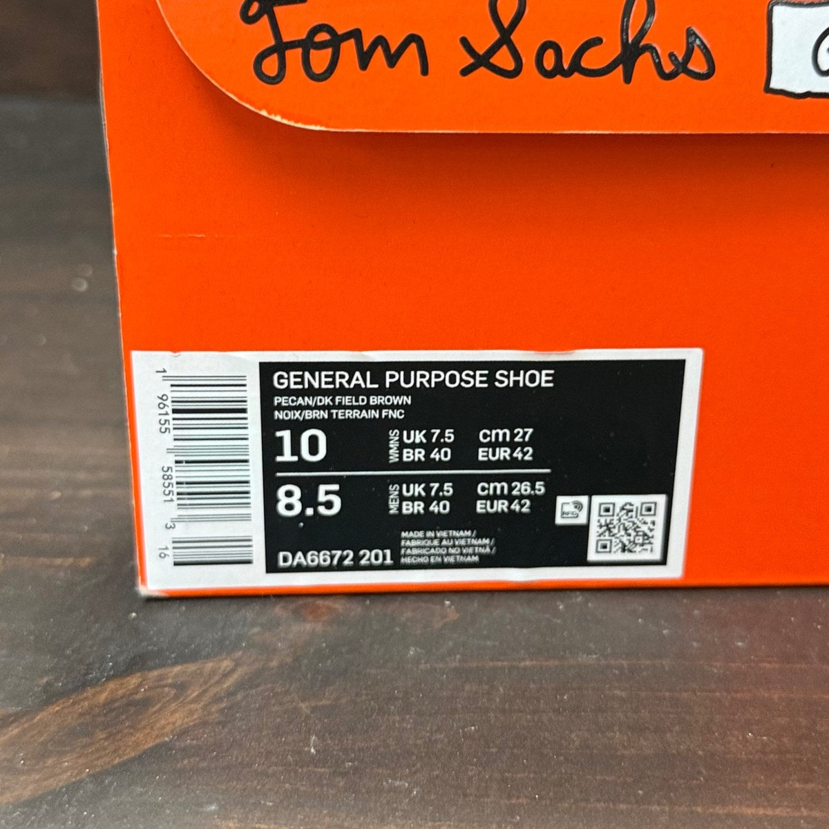 NikeCraft General Purpose Shoe Tom Sachs Field Brown - Image 6