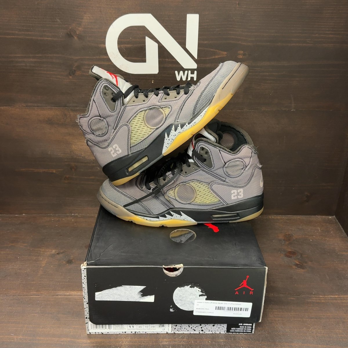 Jordan 5 Retro Off-White Muslin Size 11 (Pre-Owned) - front