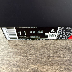 Jordan 3 Retro OG Black Cement (2024) Size 11 (Pre-Owned) - Image 6