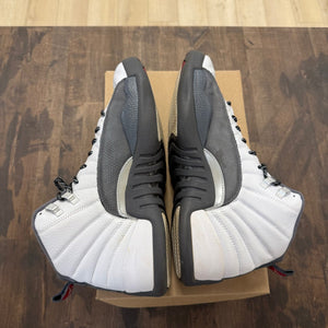 Jordan 12 Retro White Dark Grey Size 10.5 (Pre-Owned) - Image 4