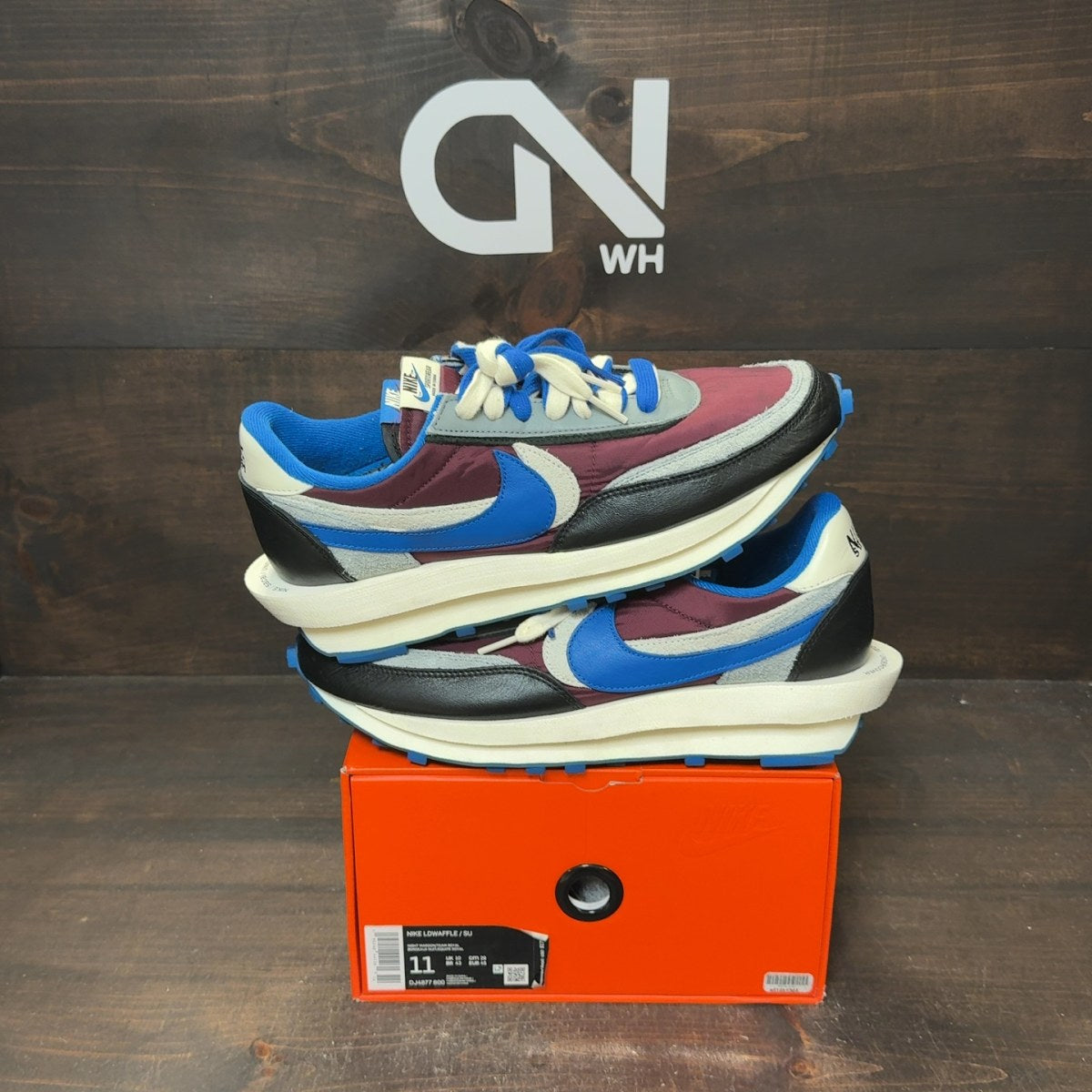 Nike LD Waffle sacai Undercover Night Maroon Team Royal - Image 1