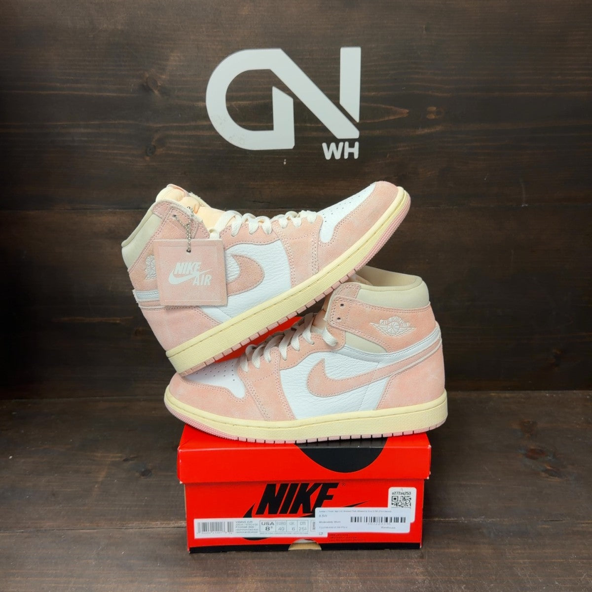 Jordan 1 Retro High OG Washed Pink (Women's) - Image 1