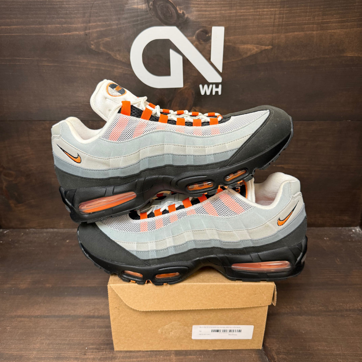 Nike Air Max 95 OG Big Bubble Bright Mandarin (2025) Size 14 (Pre-Owned) - Image 1