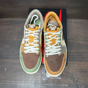 Jordan 1 Retro Low OG Zion Williamson Voodoo Size 8 (Pre-Owned) - back