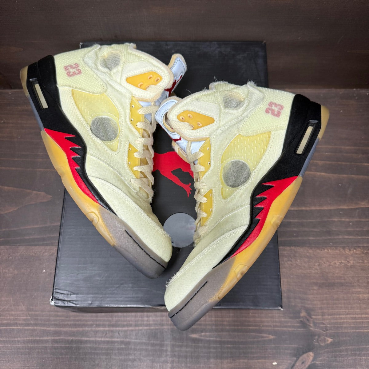 Jordan 5 Retro Off-White Sail - Image 2