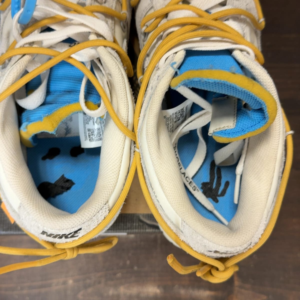 Nike Dunk Low Off-White Lot 34 Size 7 (Pre-Owned) - aux
