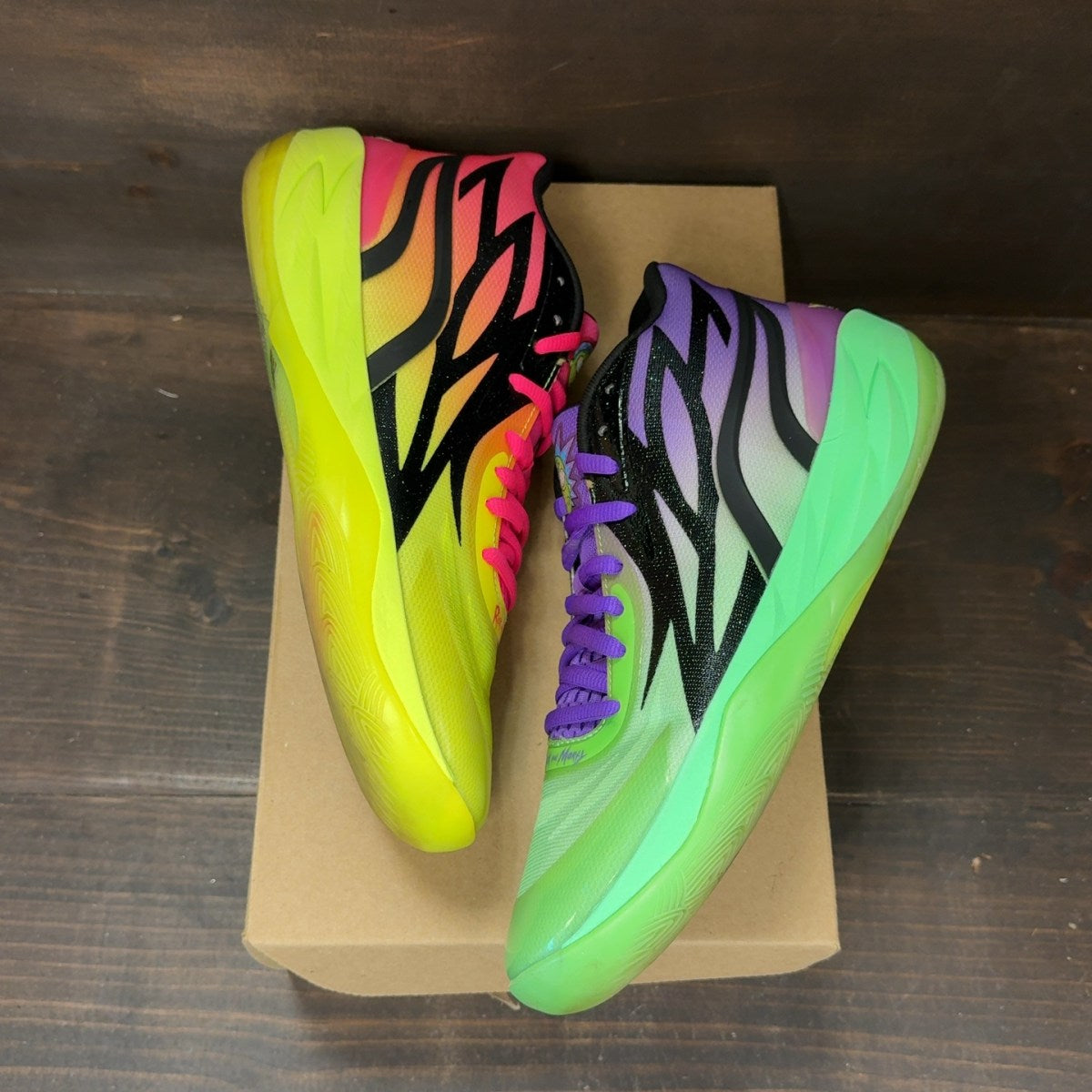 Puma LaMelo Ball MB.02 Rick & Morty Adventures Size 10.5 (Pre-Owned) - Image 2