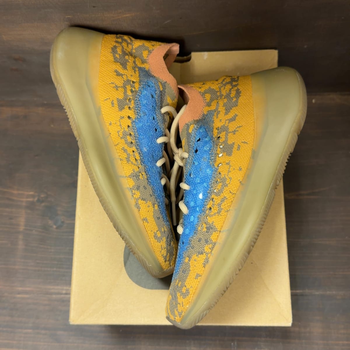 adidas Yeezy Boost 380 Blue Oat Size 6.5 (Pre-Owned) - back