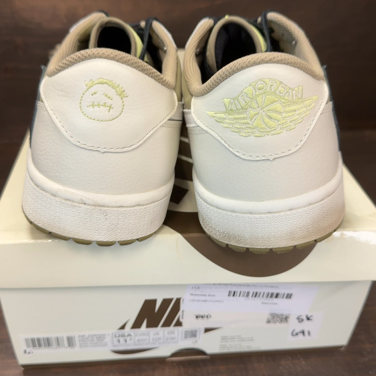 Jordan 1 Retro Low Golf Travis Scott Neutral Olive - Image 5