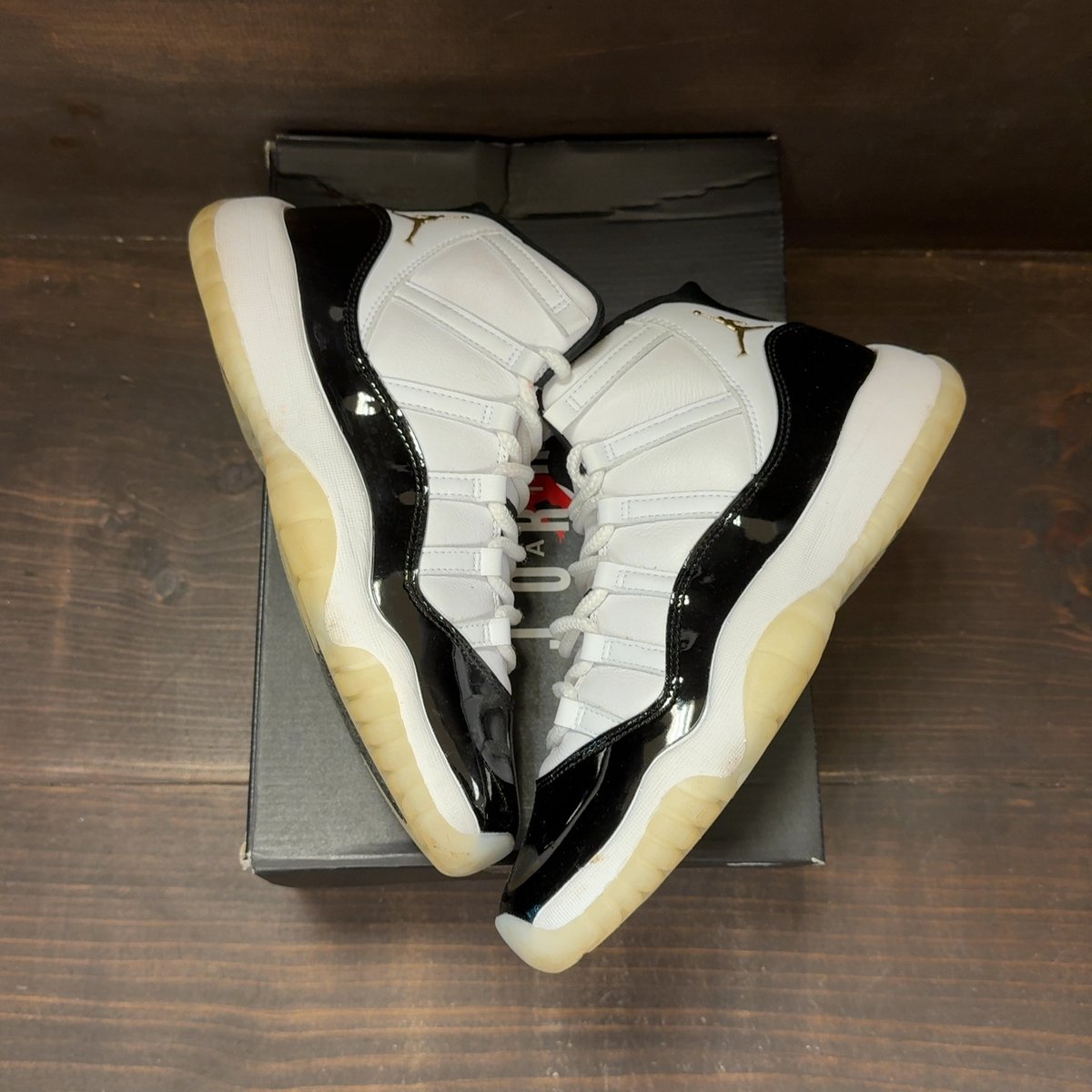 Jordan 11 Retro DMP Gratitude (2023) (GS) Size 7Y (Pre-Owned) - back