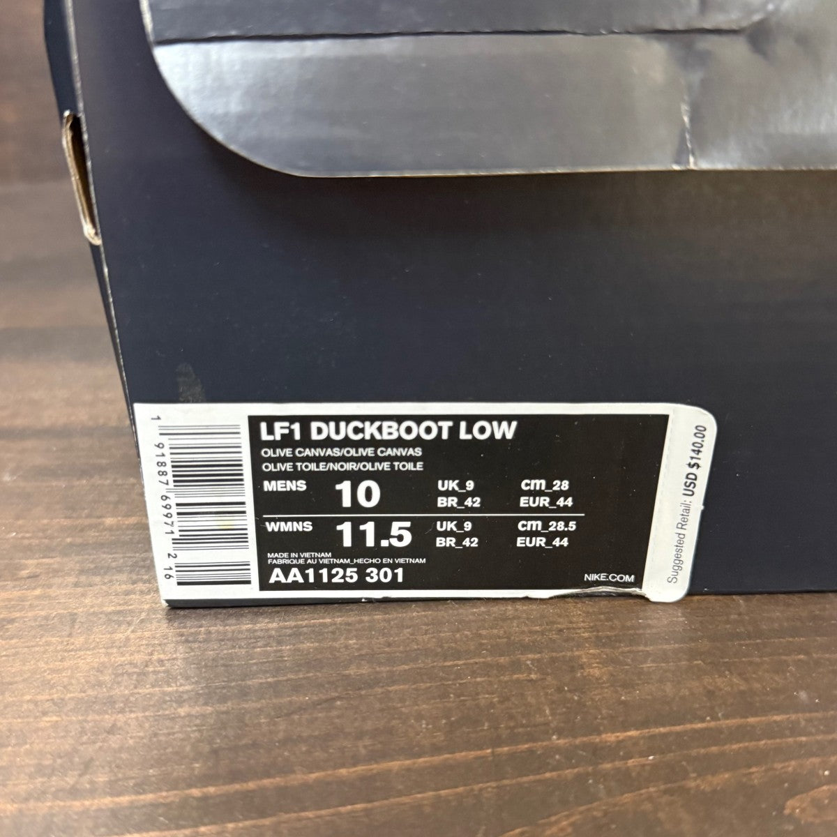 Nike Lunar Force 1 Duckboot Low Olive Canvas - Image 6