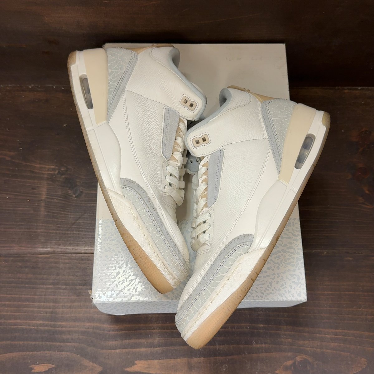 Jordan 3 Retro Craft Ivory Size 12 (Pre-Owned) - back