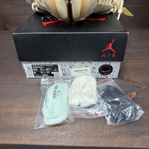 Jordan 4 Retro Off-White Sail (Women's) - Image 7