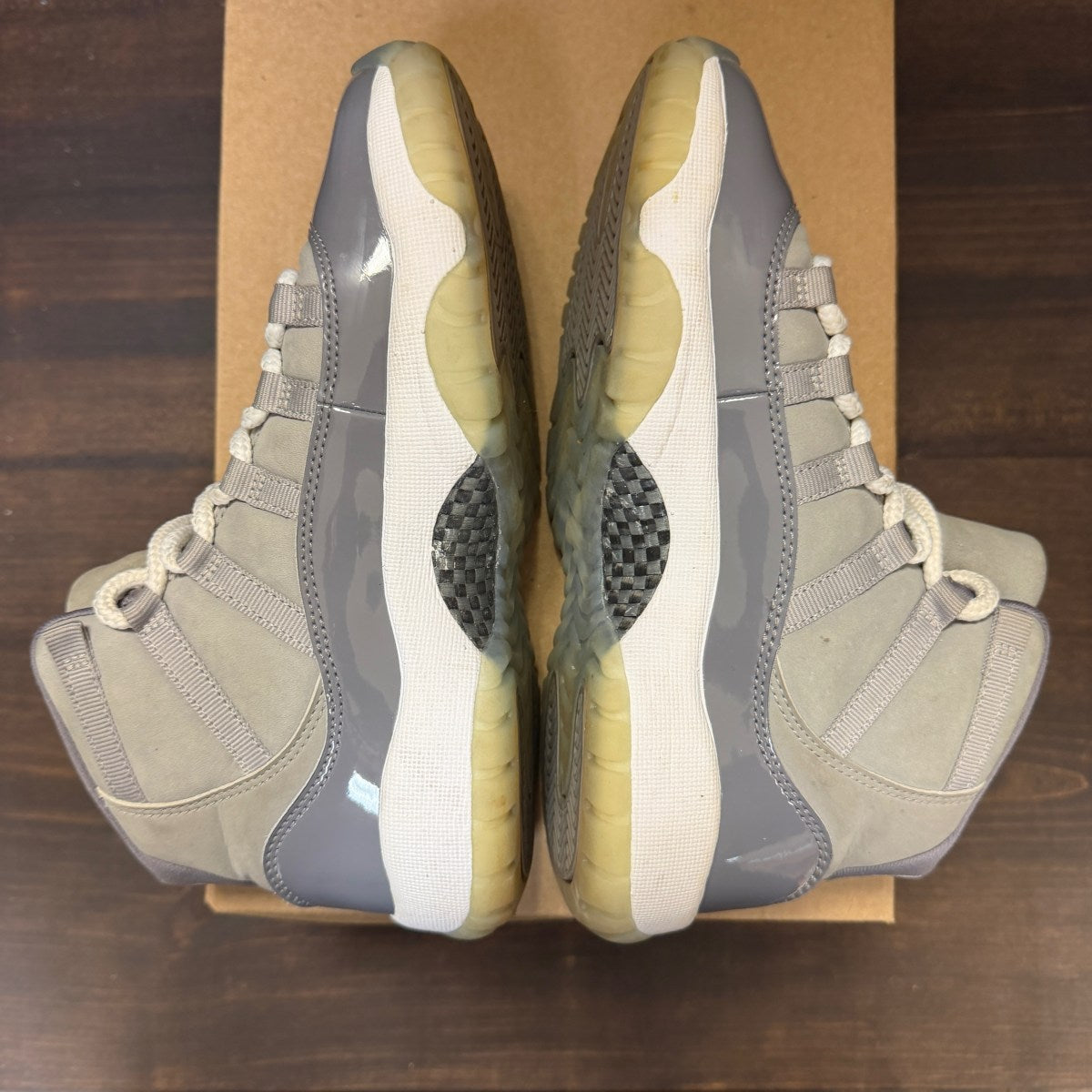 Jordan 11 Retro Cool Grey (2021) (GS) Size 4Y (Pre-Owned) - Image 5