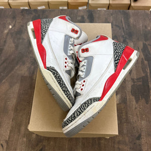 Jordan 3 Retro Fire Red (2022) Size 8 (Pre-Owned) - Image 1