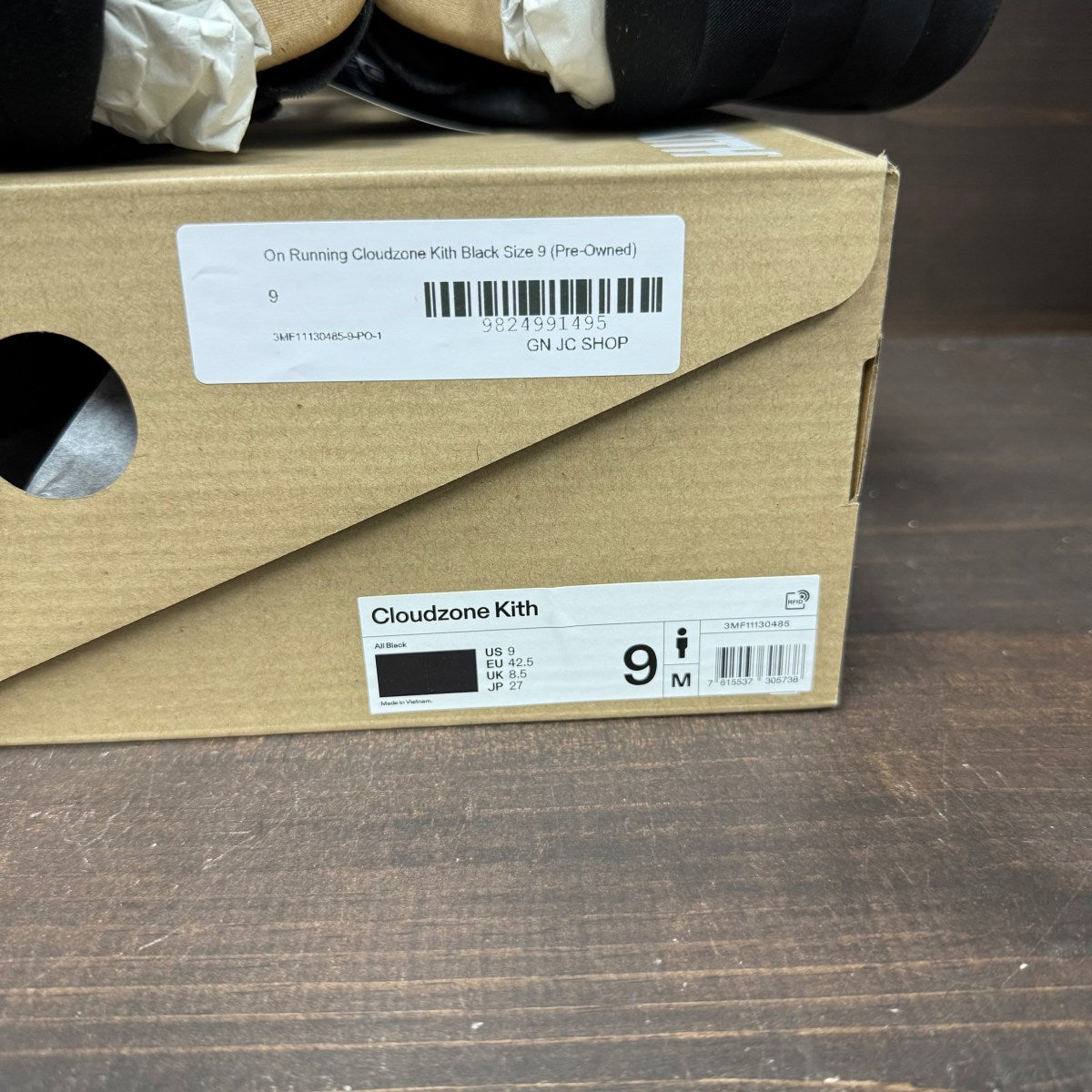 On Running Cloudzone Kith Black - Image 7