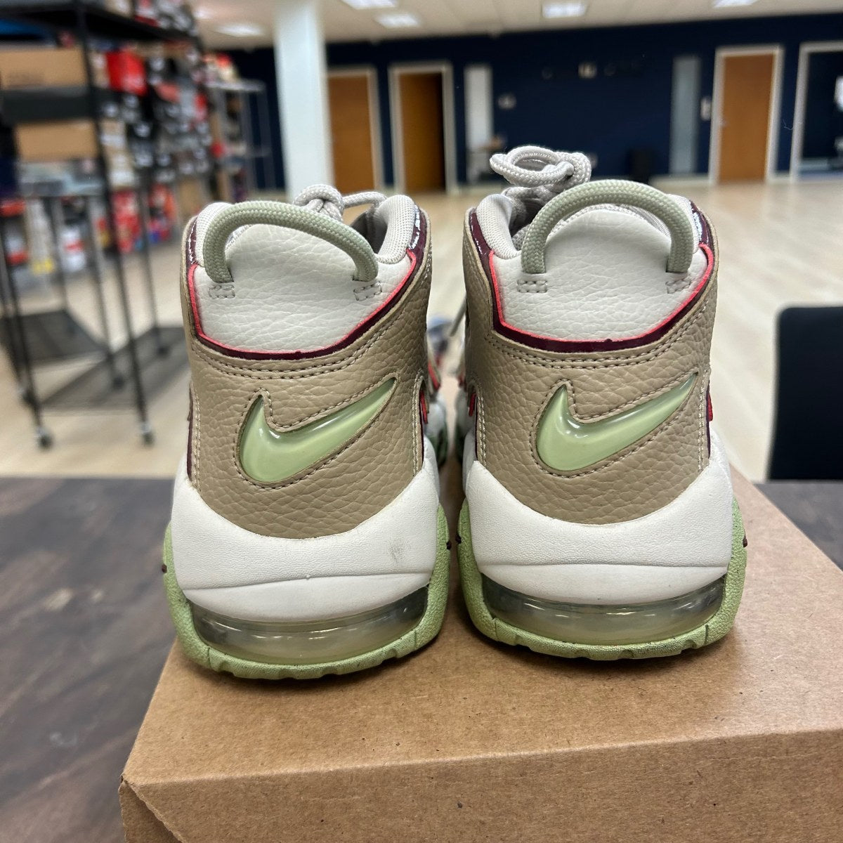 Nike Air More Uptempo Light Bone Alligator (Women's) Size 8.5W (Pre-Owned) - Image 4