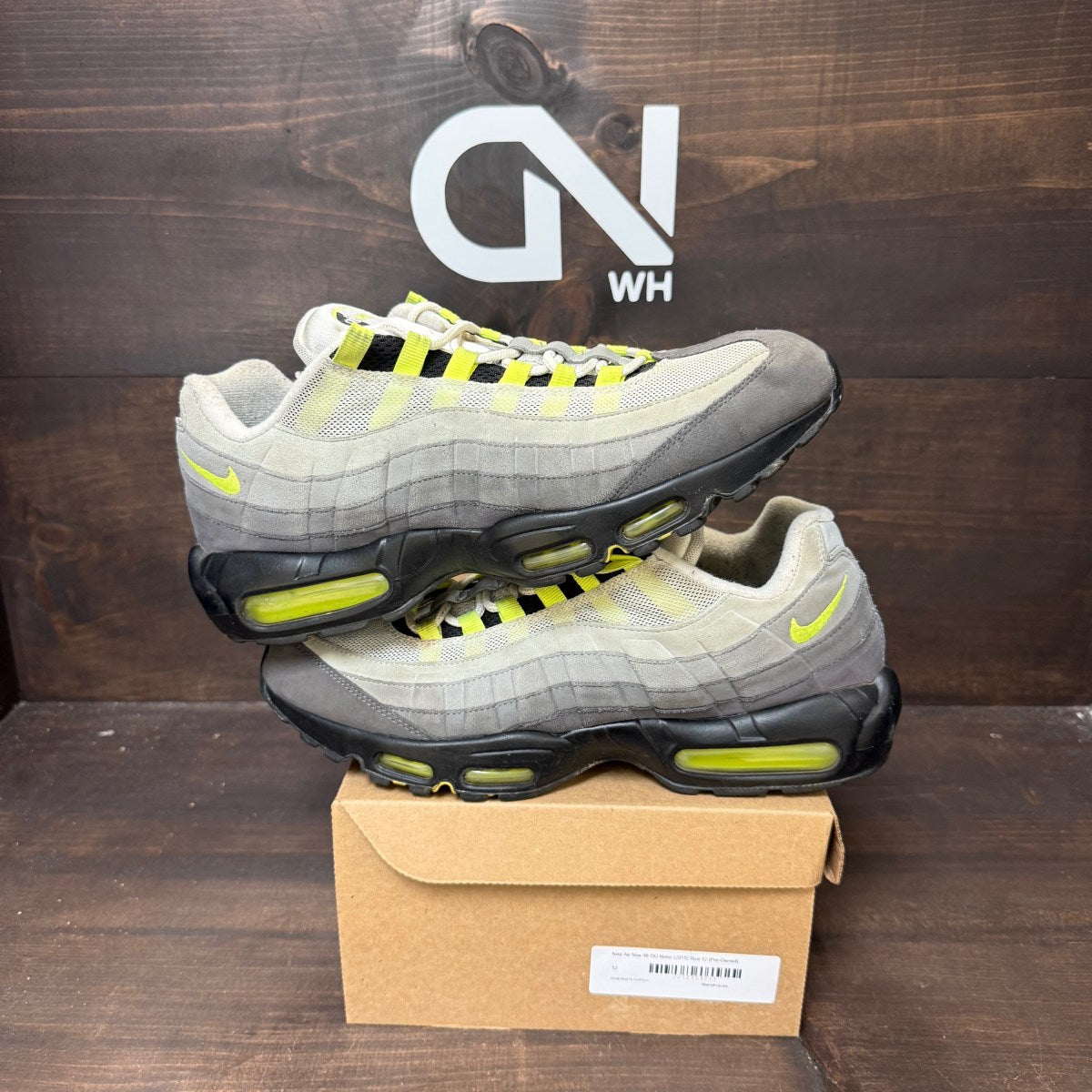 Nike Air Max 95 OG Neon (2015) Size 12 (Pre-Owned) - Image 2