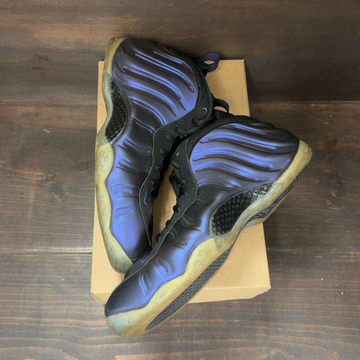 Nike Air Foamposite One Eggplant (2017) Size 13 (Pre-Owned) - Image 2
