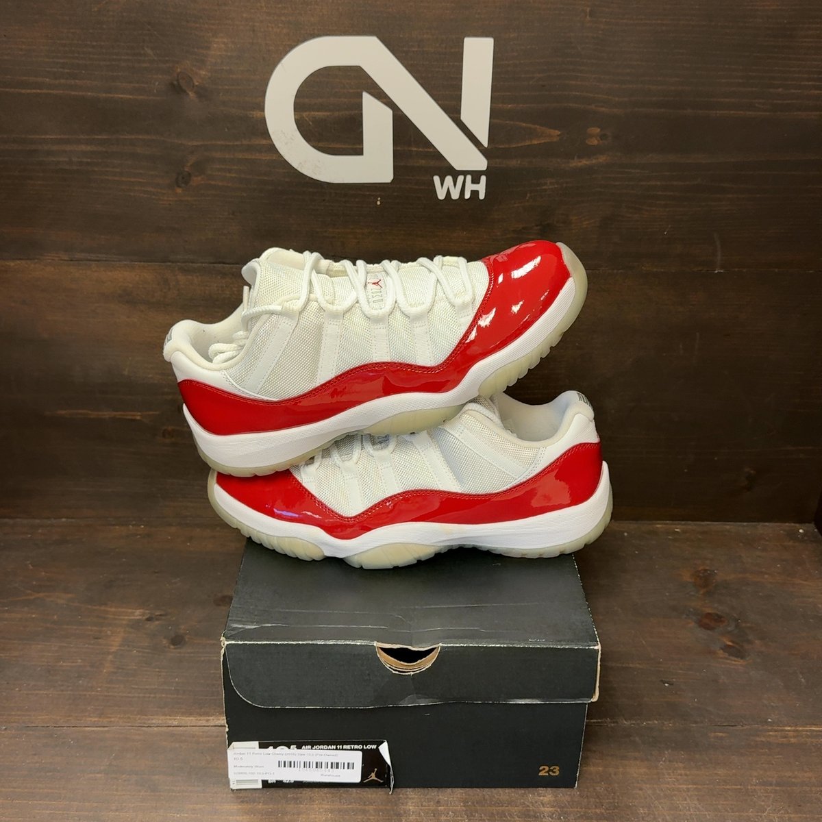 Jordan 11 Retro Low Cherry (2016) Size 10.5 (Pre-Owned) - front