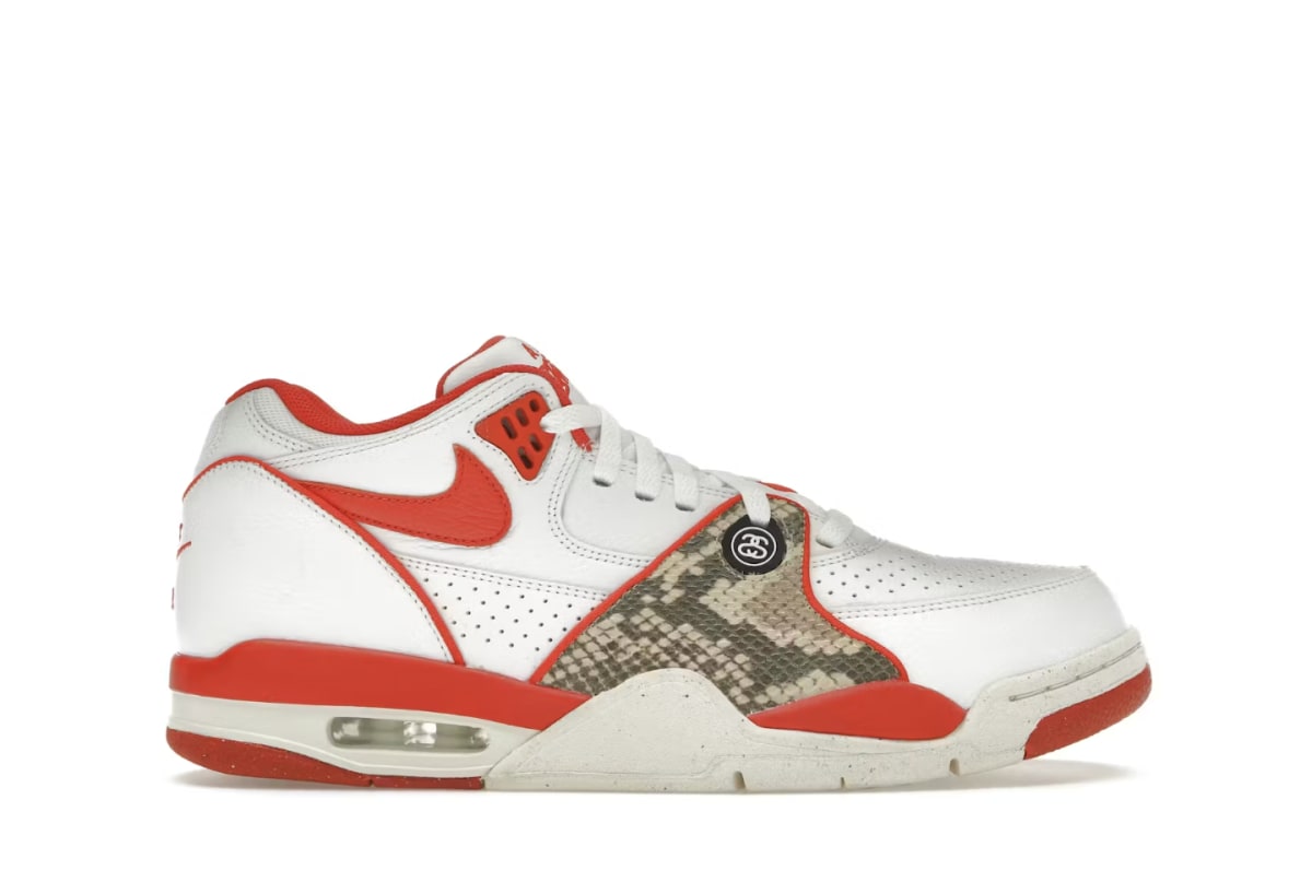 Nike Air Flight '89 Low SP Stussy Habanero Red