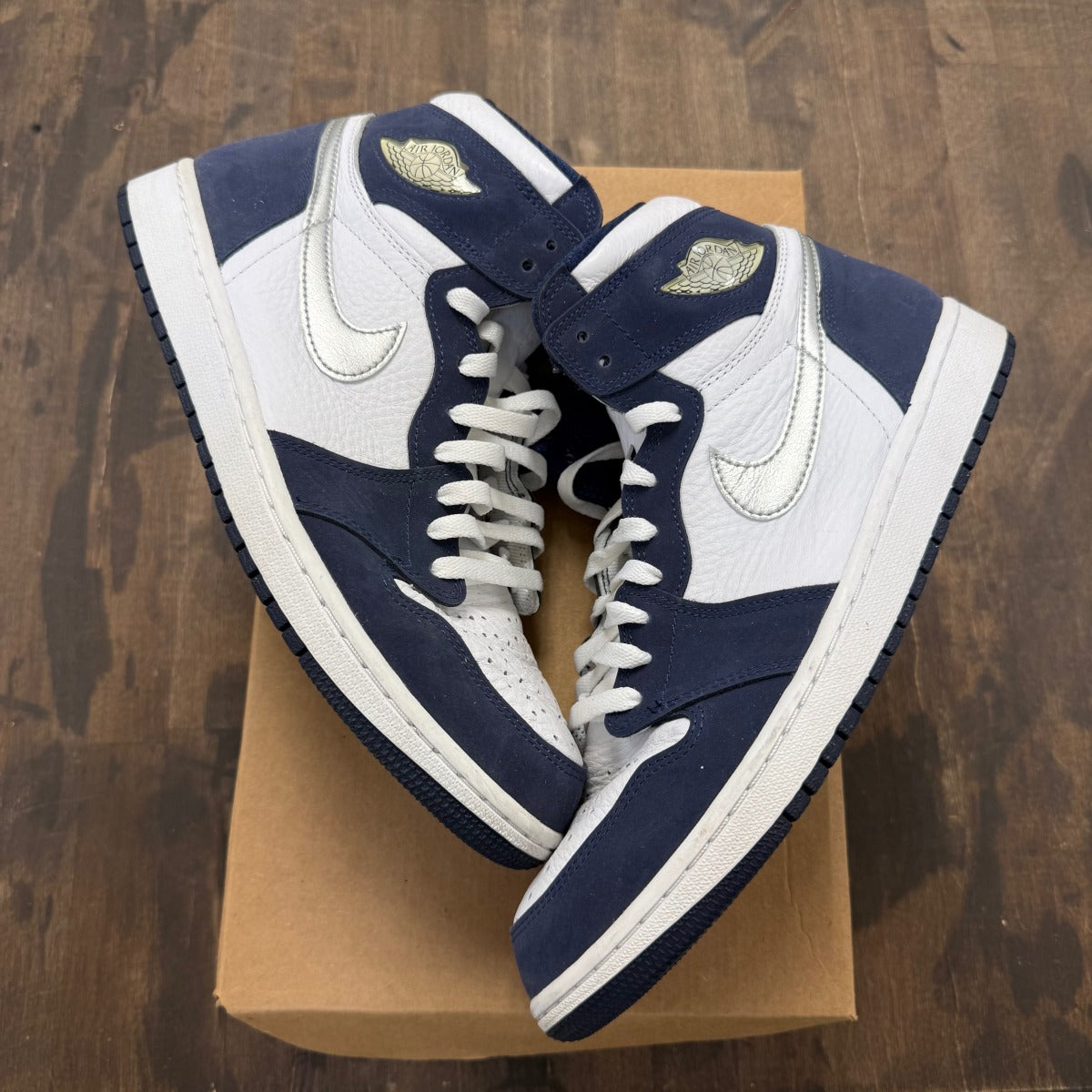 Jordan 1 Retro High CO.JP Midnight Navy (2020) Size 10.5 (Pre-Owned) - Image 1