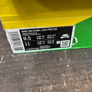 Nike SB Dunk Low Grateful Dead Bears Green Size 9.5 (Pre-Owned) - aux