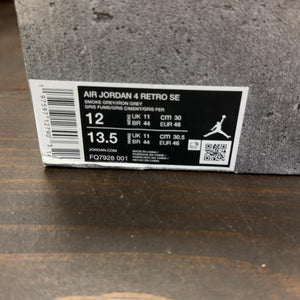 Jordan 4 Retro SE Paris Olympics Wet Cement Size 12 (Pre-Owned) - Image 8