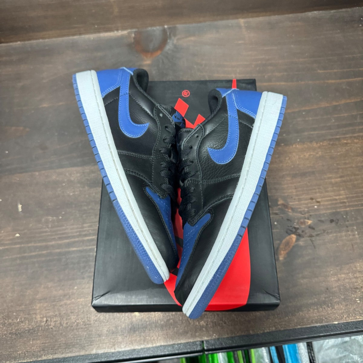 Jordan 1 Retro Low OG Mystic Navy (Women's) Size 9.5W (Pre-Owned) - back