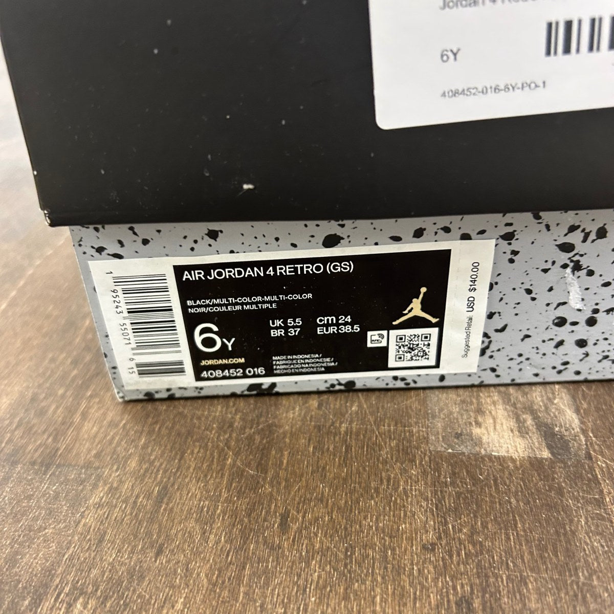 Jordan 4 Retro Red Thunder (GS) - Image 6