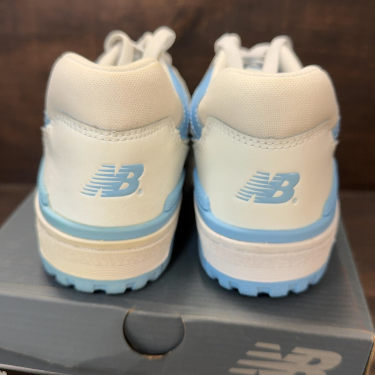 New Balance 550 UNC White Dusk Blue (Women's) - Image 5