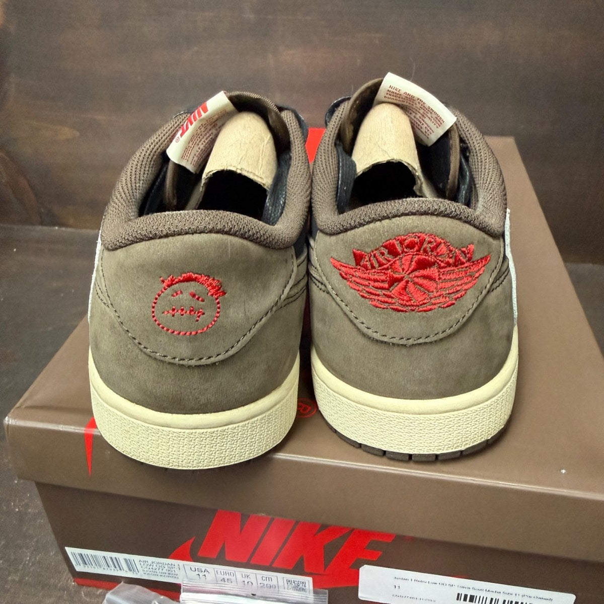 Jordan 1 Retro Low OG SP Travis Scott Mocha Size 11 (Pre-Owned) - sole