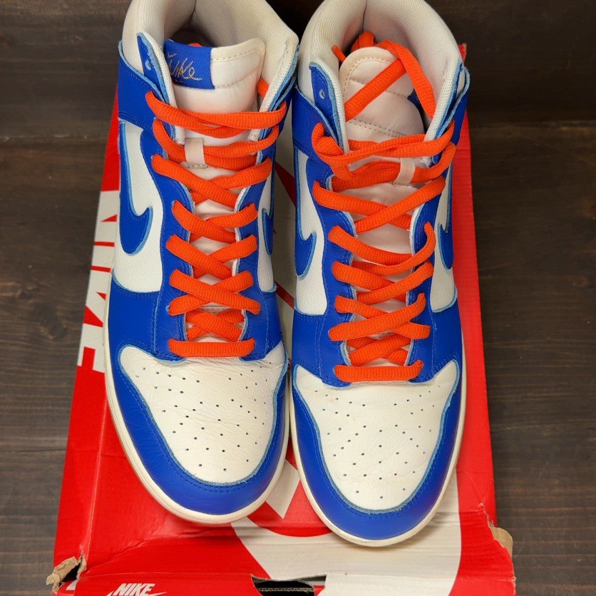 Nike Dunk High Retro SE Phantom Racer Blue Gum - Image 3