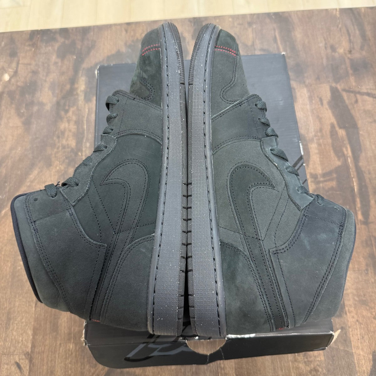 Jordan 1 Mid SE Craft Dark Smoke Red - Image 4