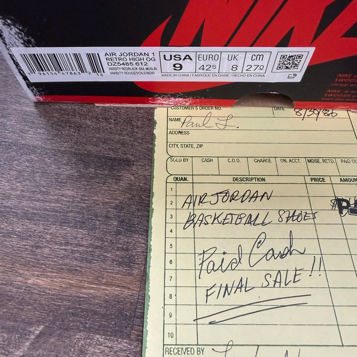 Jordan 1 Retro High OG Chicago Lost and Found - Image 6