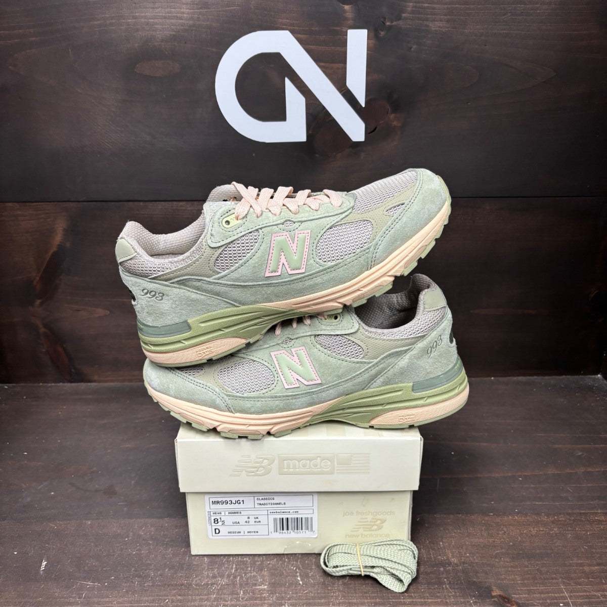 New Balance 993 Joe Freshgoods Performance Art Sage Size 8.5 (Pre-Owned) - Image 1