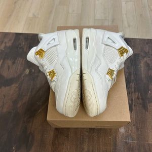 Jordan 4 Retro Metallic Gold (Women's) Size 10W (Pre-Owned) - Image 3
