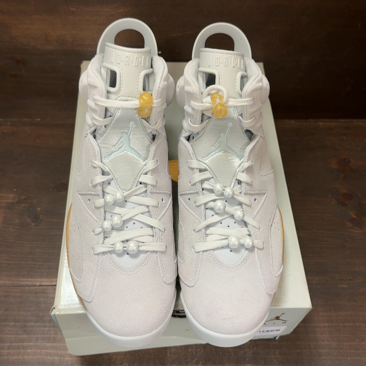Jordan 6 Retro Craft Paris Olympics (Women's) Size 12W (Pre-Owned) - tag