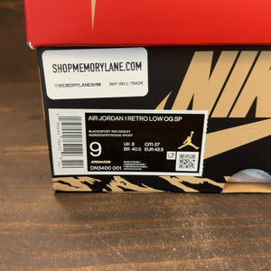 Jordan 1 Retro Low OG SP SoleFly Size 9 (Pre-Owned) - aux