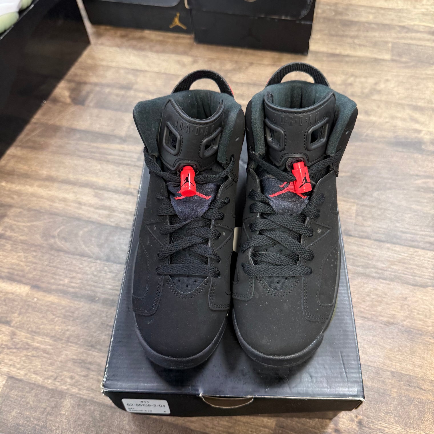 Black Infrared Jordan 6 Retro (GS) (2014) (USED)