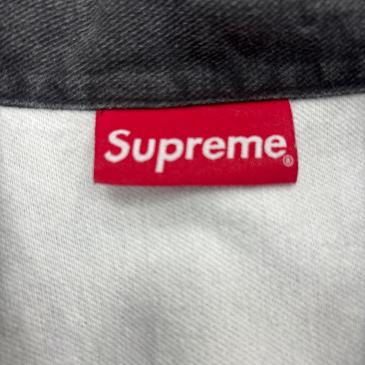 Supreme Printed Stripe Half Zip Sweat Black Size L (Pre-Owned) - Image 3