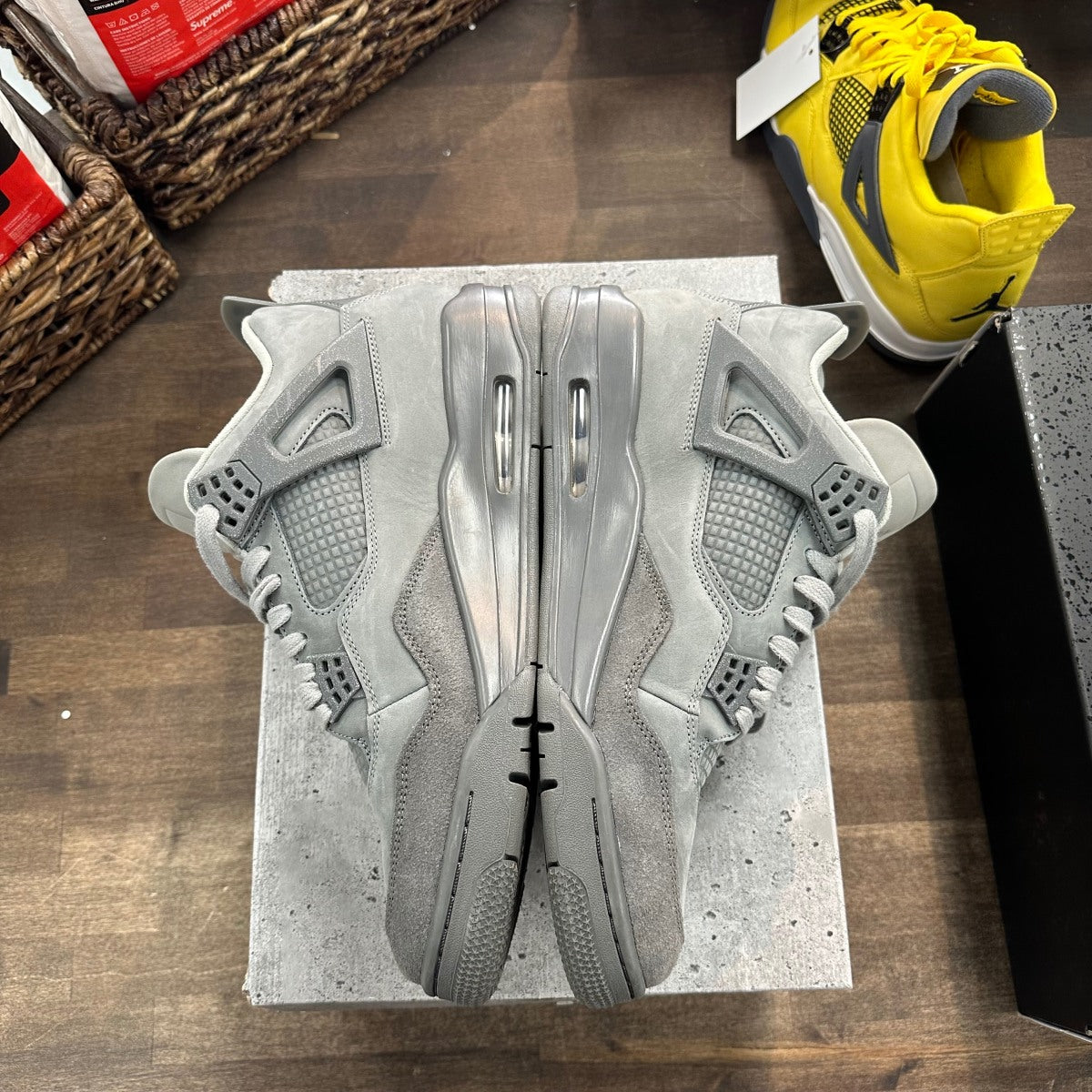 Jordan 4 Retro SE Paris Olympics Wet Cement - Image 3
