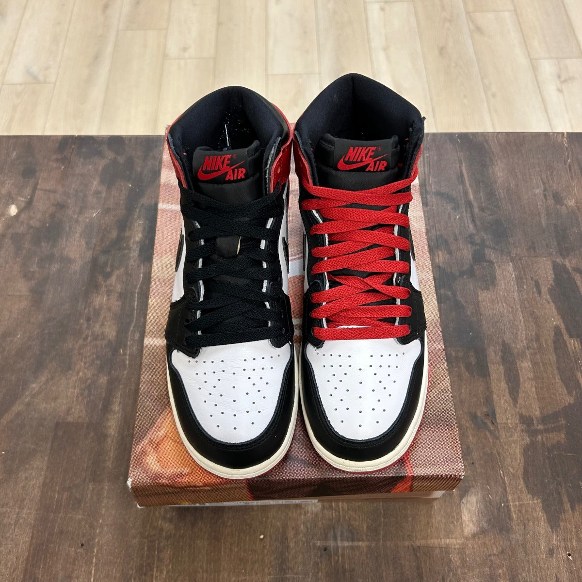 Jordan 1 Retro High OG Black Toe Reimagined (GS) - Image 2
