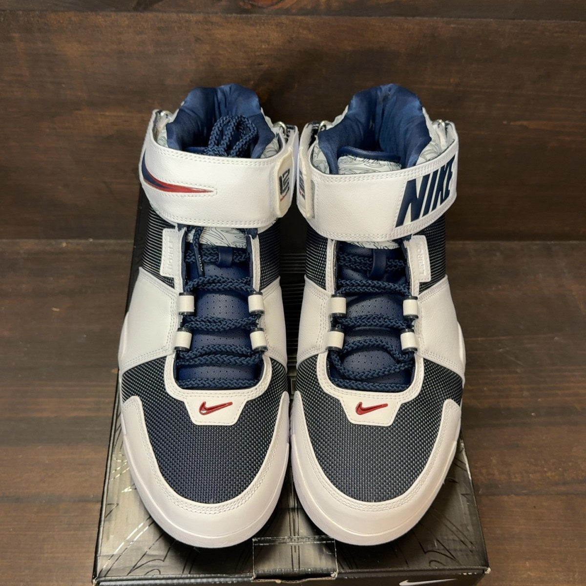Nike LeBron Zoom 2 Midnight Navy (2022) Size 12 (Pre-Owned) - tag