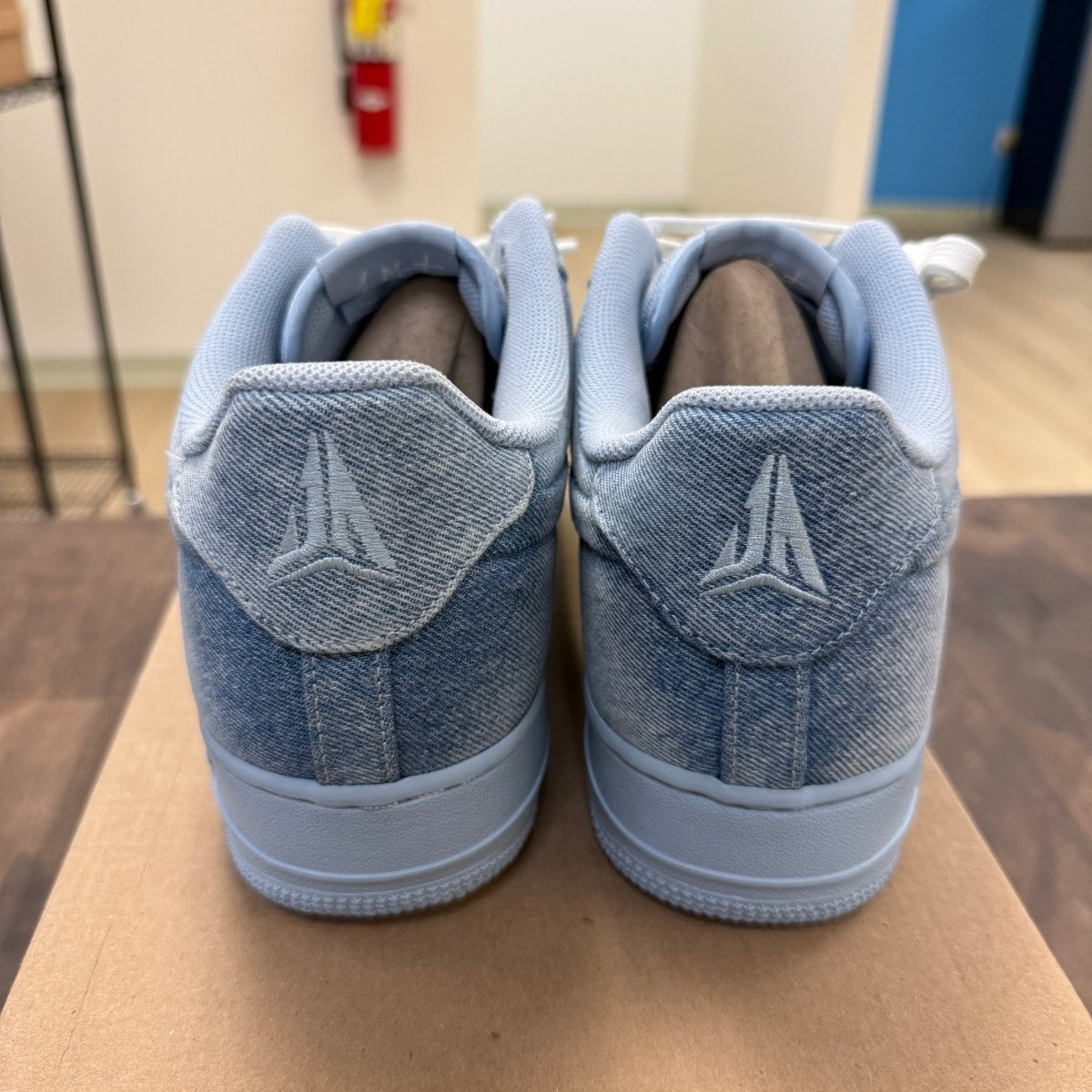 Nike Air Force 1 Low Ja Morant Denim Light Armory Blue Size 12 (Pre-Owned) - Image 3