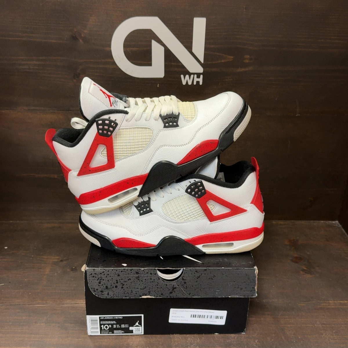 Jordan 4 Retro Red Cement - Image 1