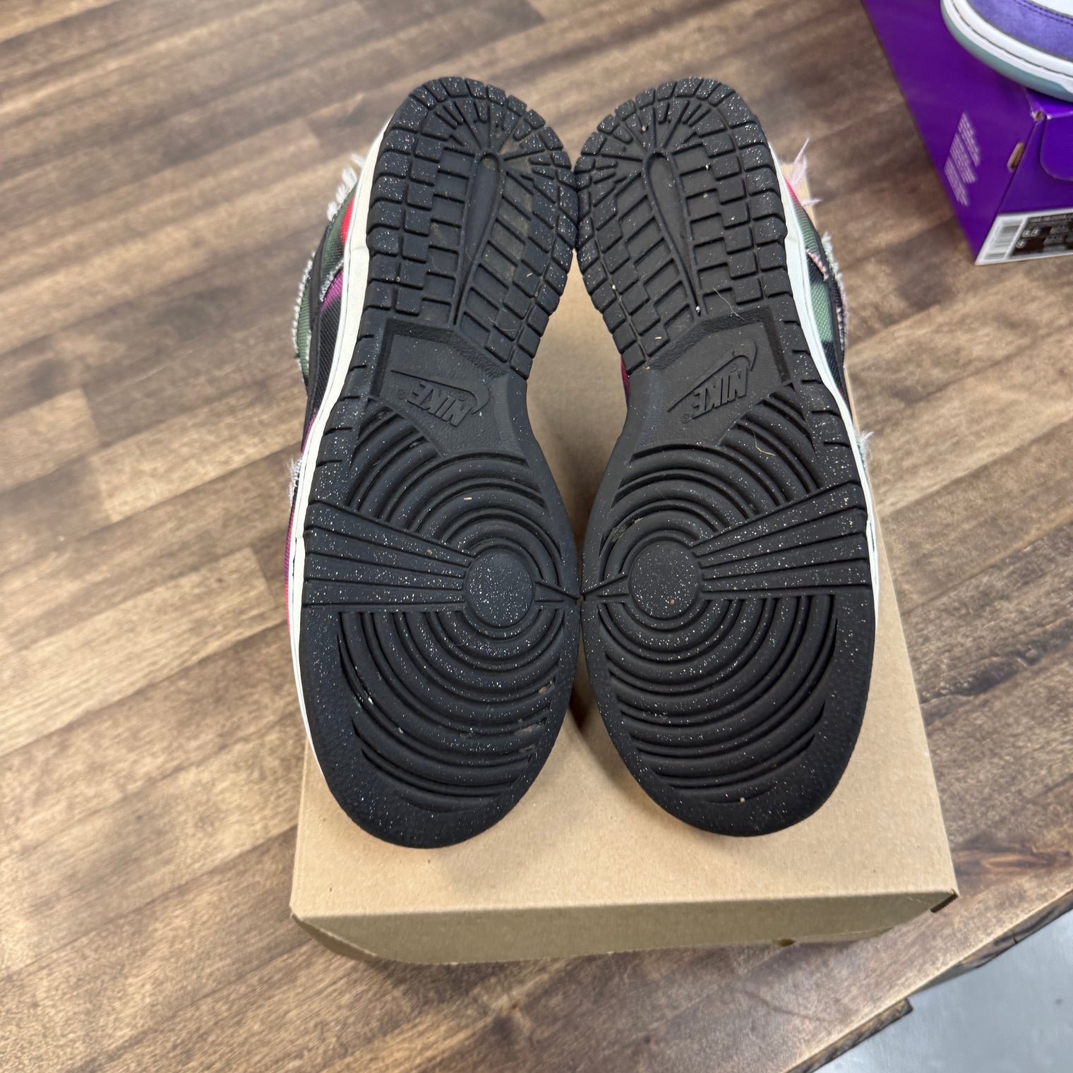 Black Tie Dye Nike Dunk Low (USED, No Box)