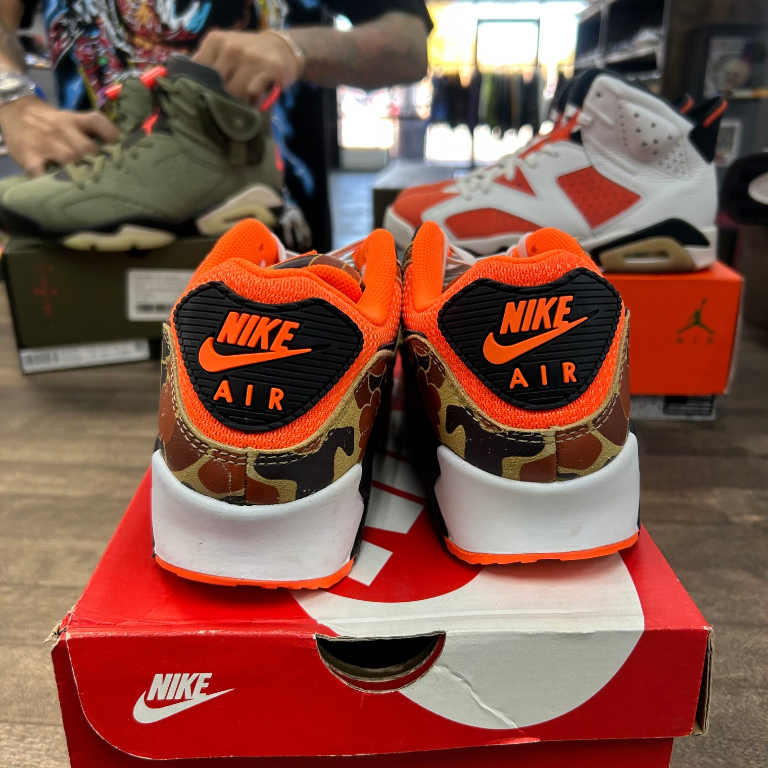 Duck Camo Orange Nike Air Max 90 (USED)