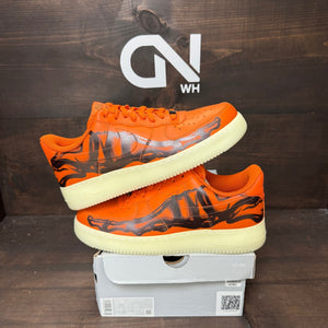Nike Air Force 1 Low Orange Skeleton Halloween (2020) - Image 1
